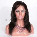 Indian remy hair yaki straight african wigs with baby hair